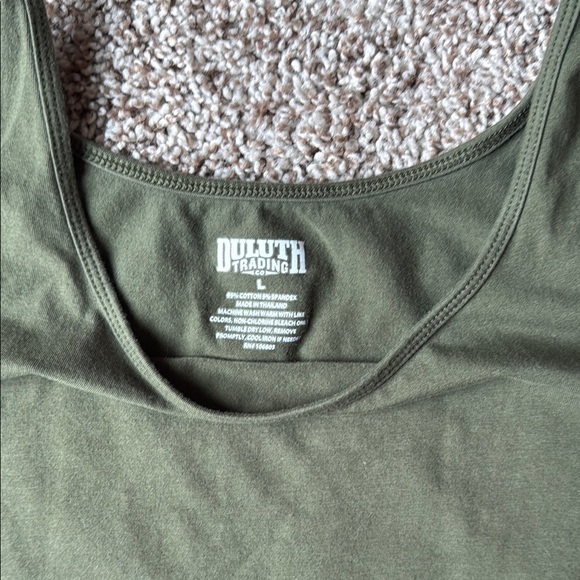 Duluth Green No Yank Tank Top Sz L - Picture 2 of 2